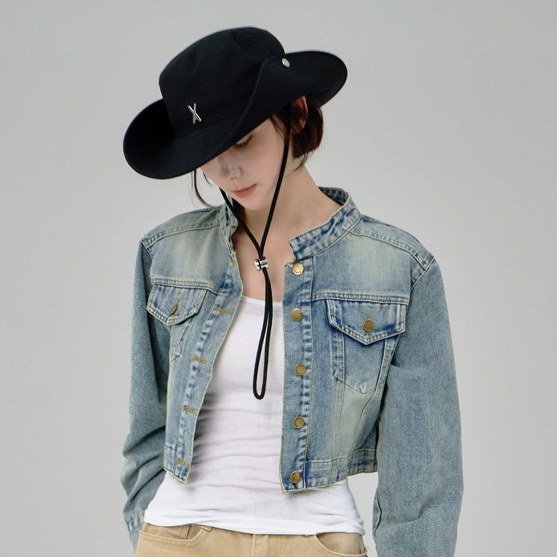 VA Stud Safari Bucket Hat  / Black