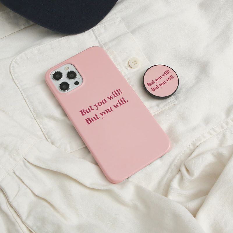 Simply Text Pink (Matt Phone Case)