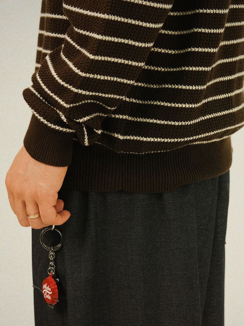VL Stripe Collar Standard Knit