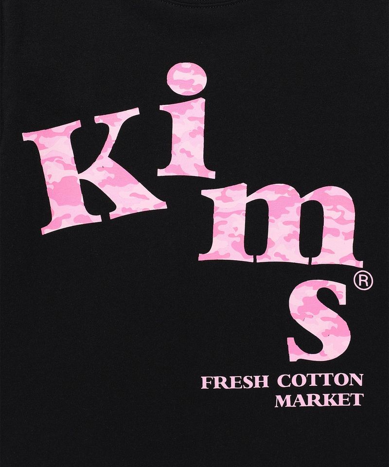 Messy Alplha Camo Tee Black (KIB6MFT501C)