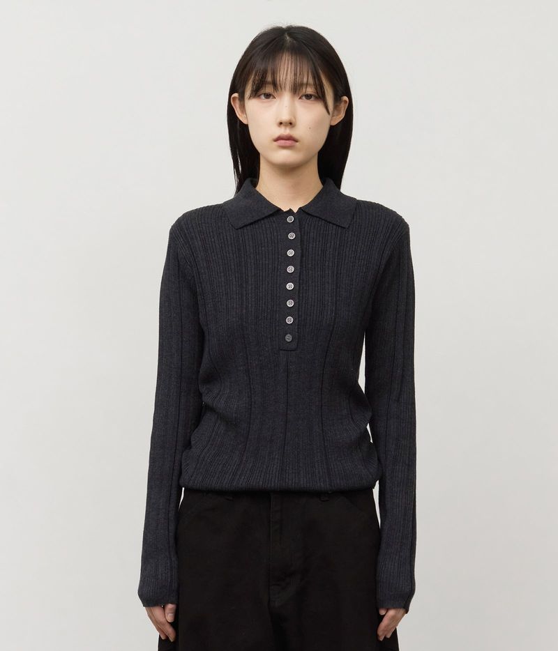 HIFIFNK（ハイファイファンク）の「(W) Kerin Soft Collar Knit（Tops）」