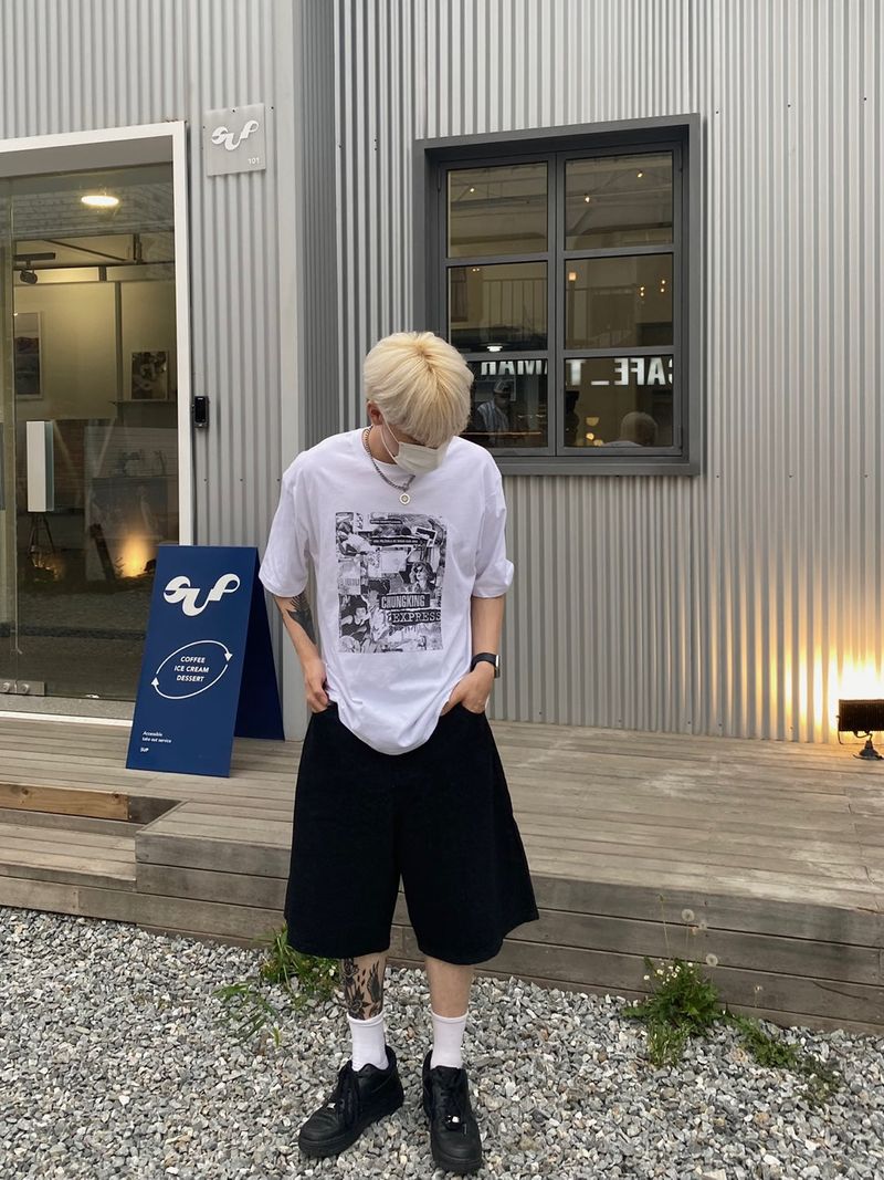 Poster Half Dyed Short Sleeve Tee 2C