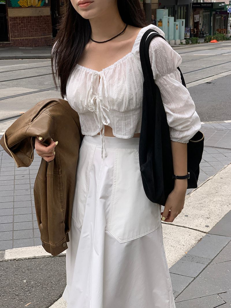 [MADE] POUTO COTTON LONG SKIRT