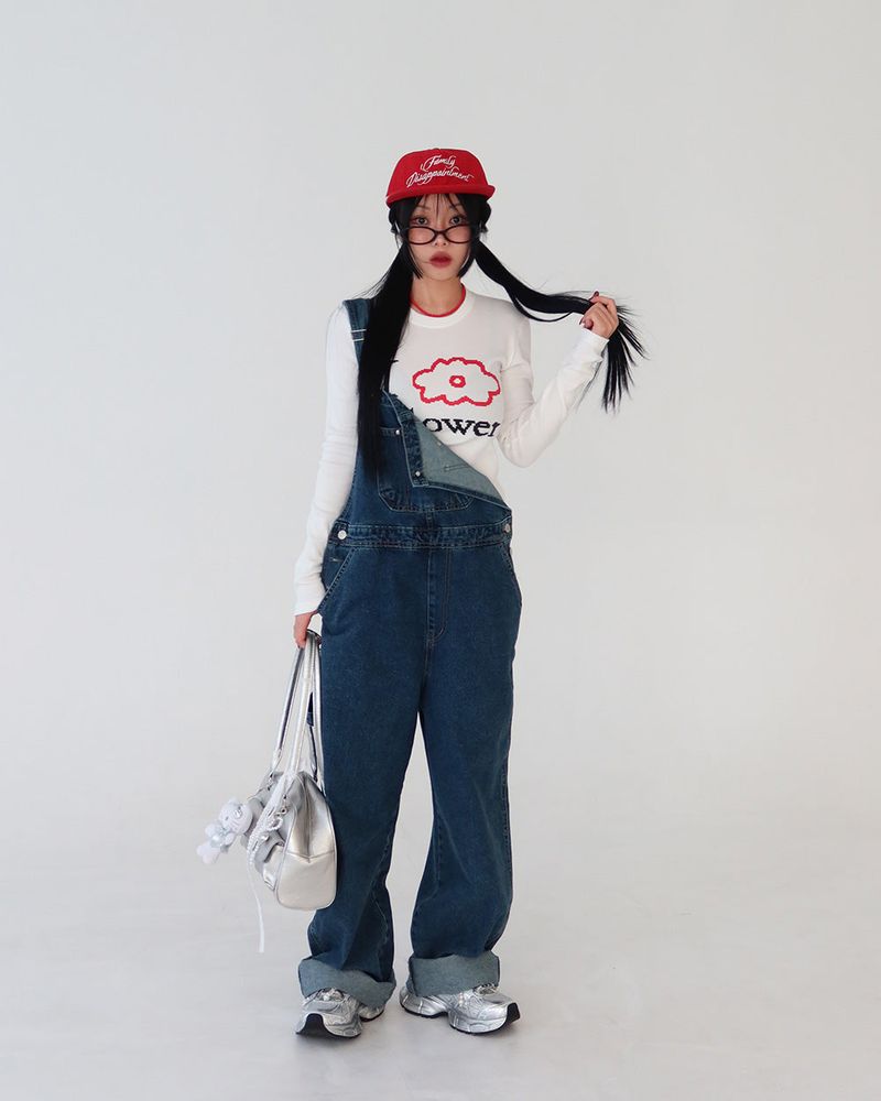 Red rope snapback ball cap