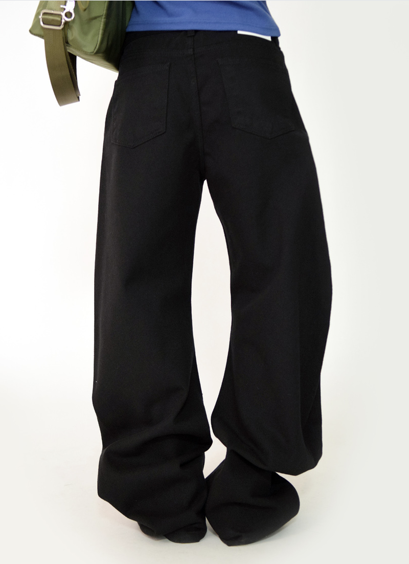 curve shape cotton pants(5color)