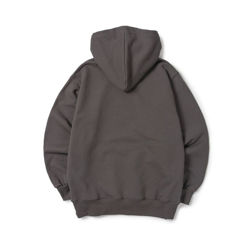 Classic minislogan buckle hoodie - Darkgray