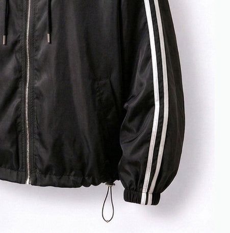 Storm Lightweight Side Track Hooded Jacket