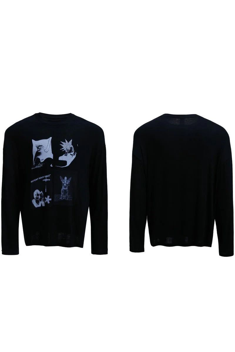 Art Print Long Sleeve Tee
