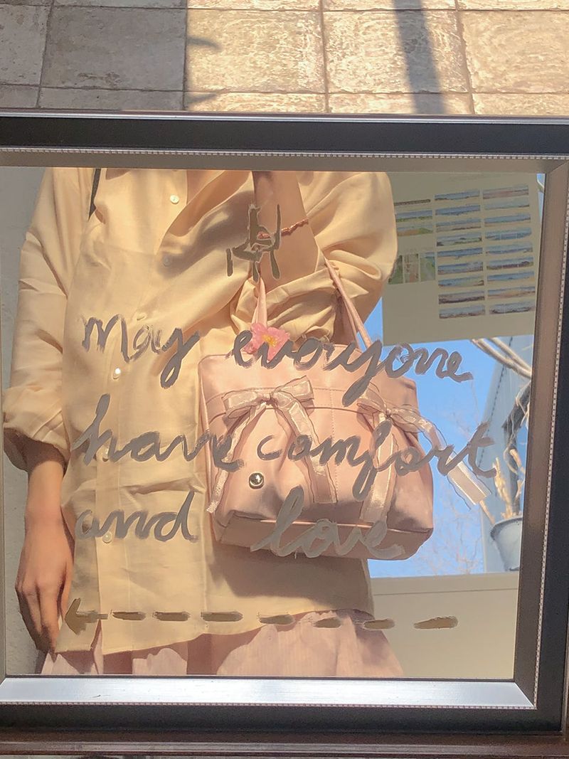 Mini easy ribbon bag_pale pink