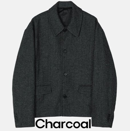Lemad herringbone wool jacket