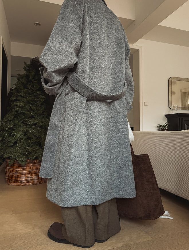 Posey Wool Balmacaan Coat