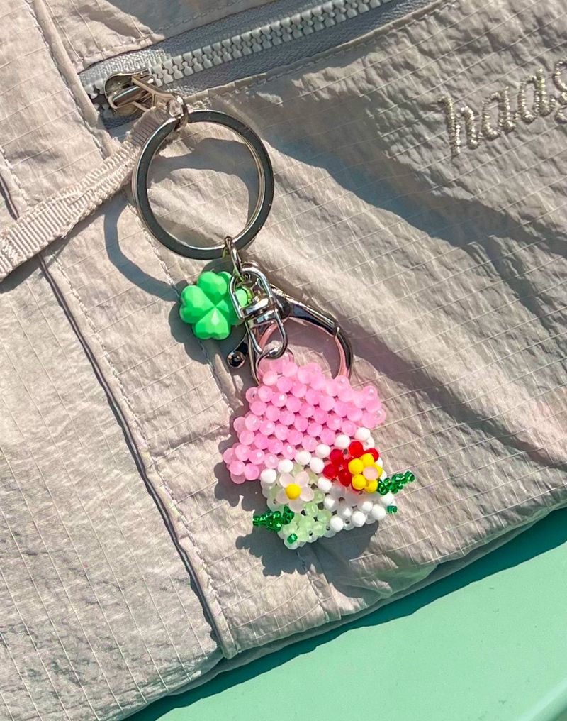 Good Luck Beads Keyring