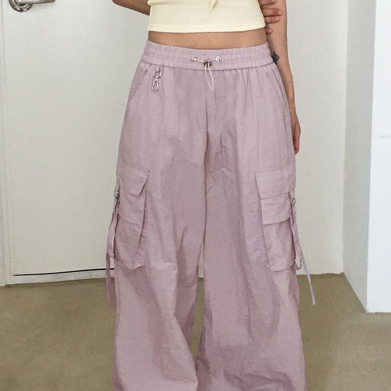 WONDER WONDER（ワンダーワンダー）の「Welver nylon two-way key ring belt pocket cargo string long wide pants（Pants）」