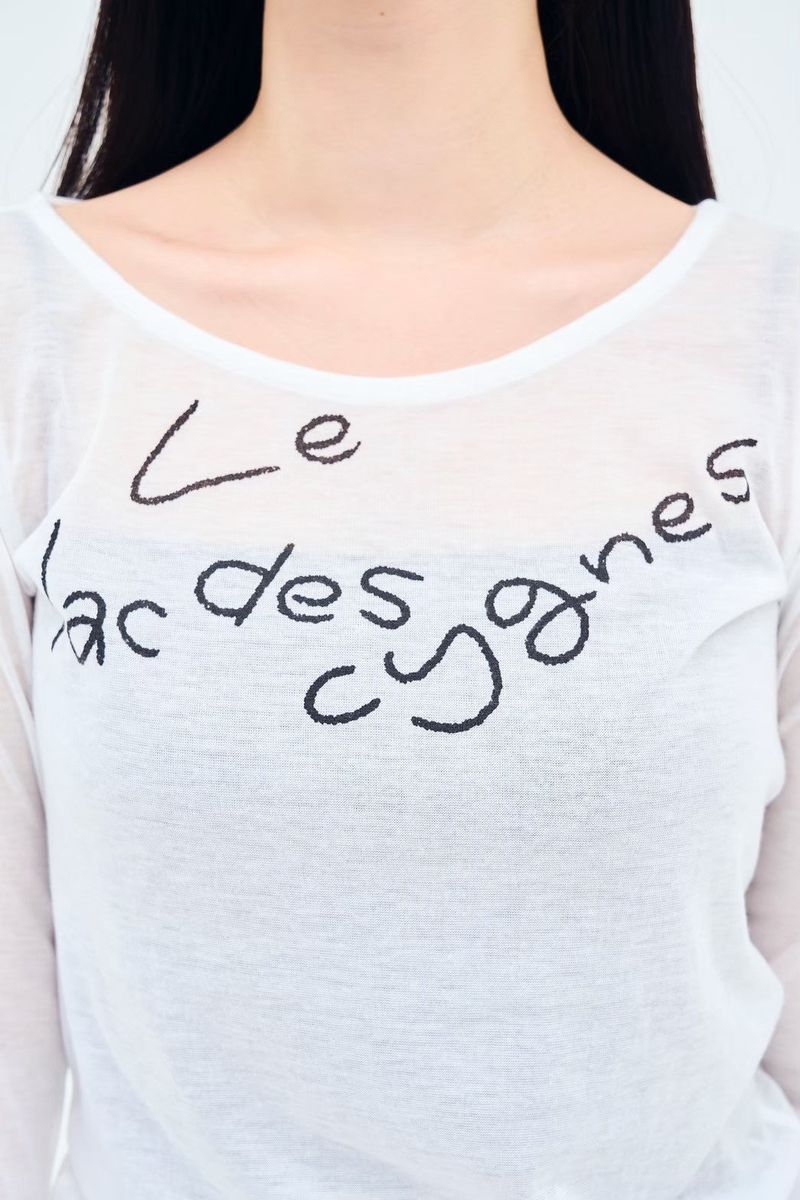 sheer logo TEE