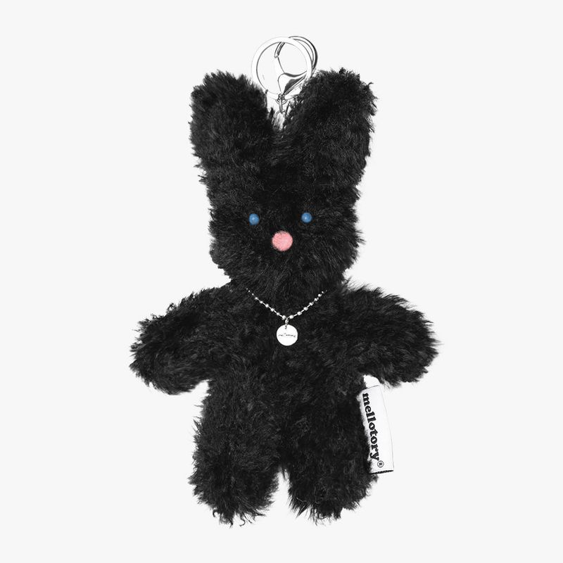 mellotory（メロートリー）の「ボウクルラビットキーリング (BLACK)（トイ/キーホルダー）」