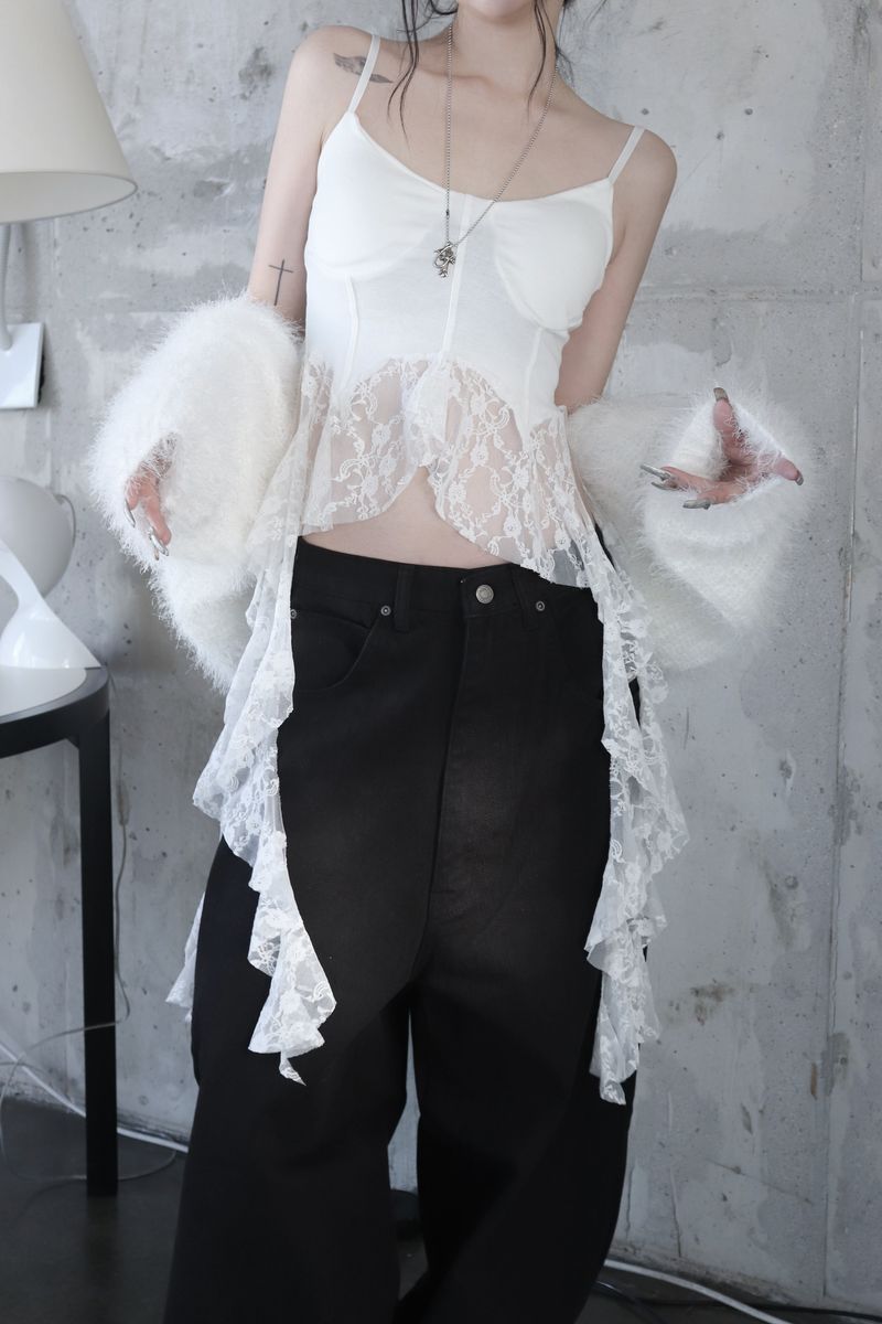 freesia lace sleeveless (2color)