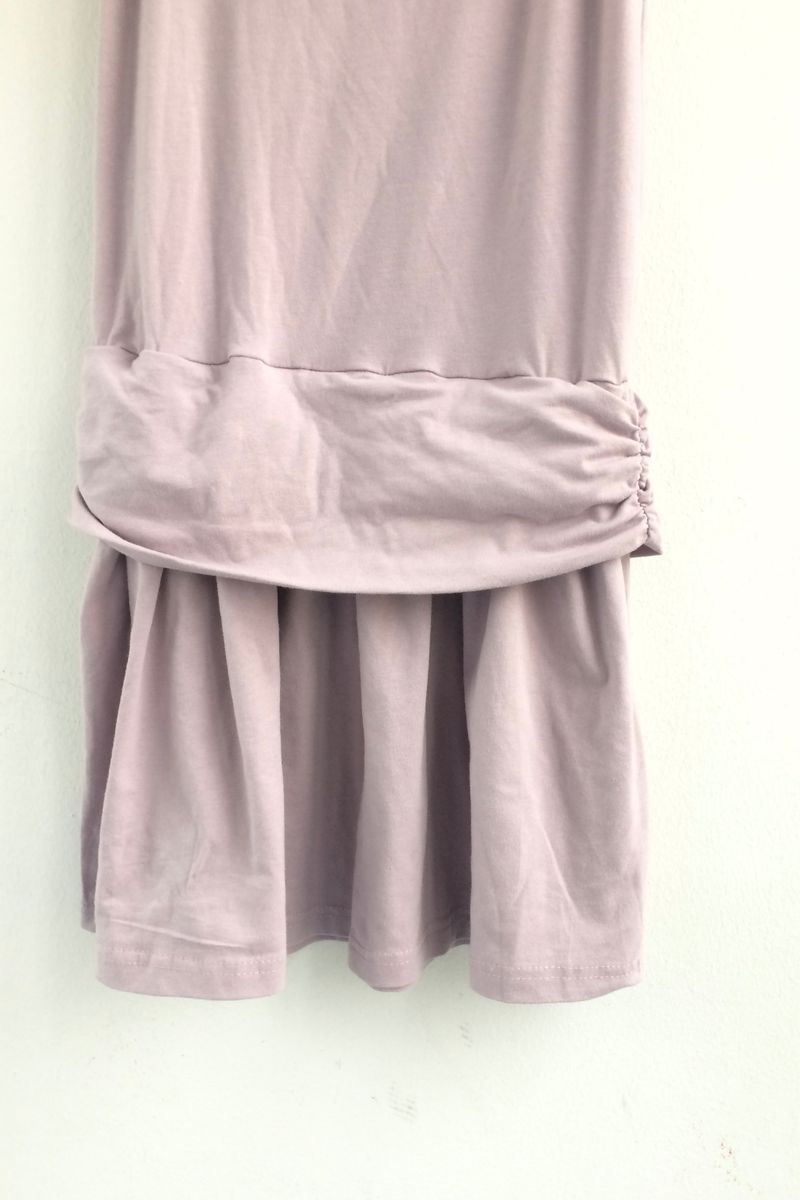Shirring Flared Dress