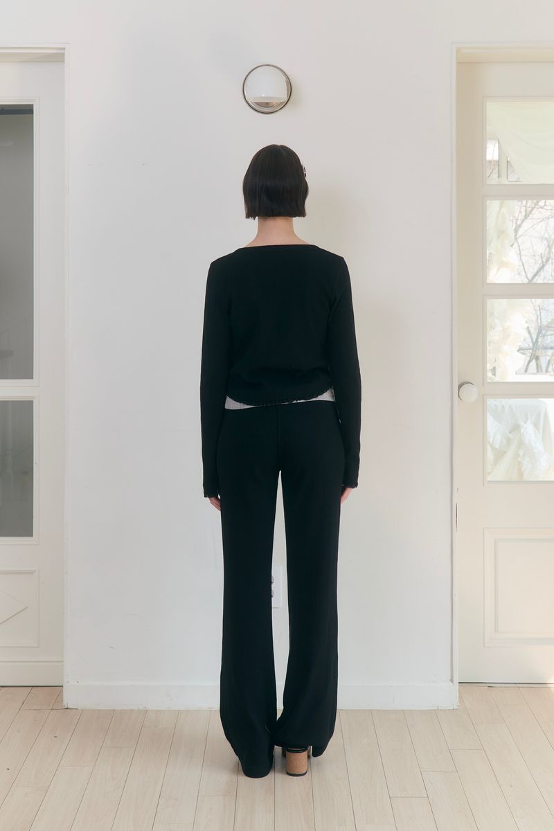 Sweet Dreams Button Cardigan (Black)