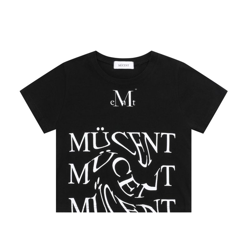 MUCENT(ムセント)の「MUCENT WAVE LETTERING HALF T(Tops)」