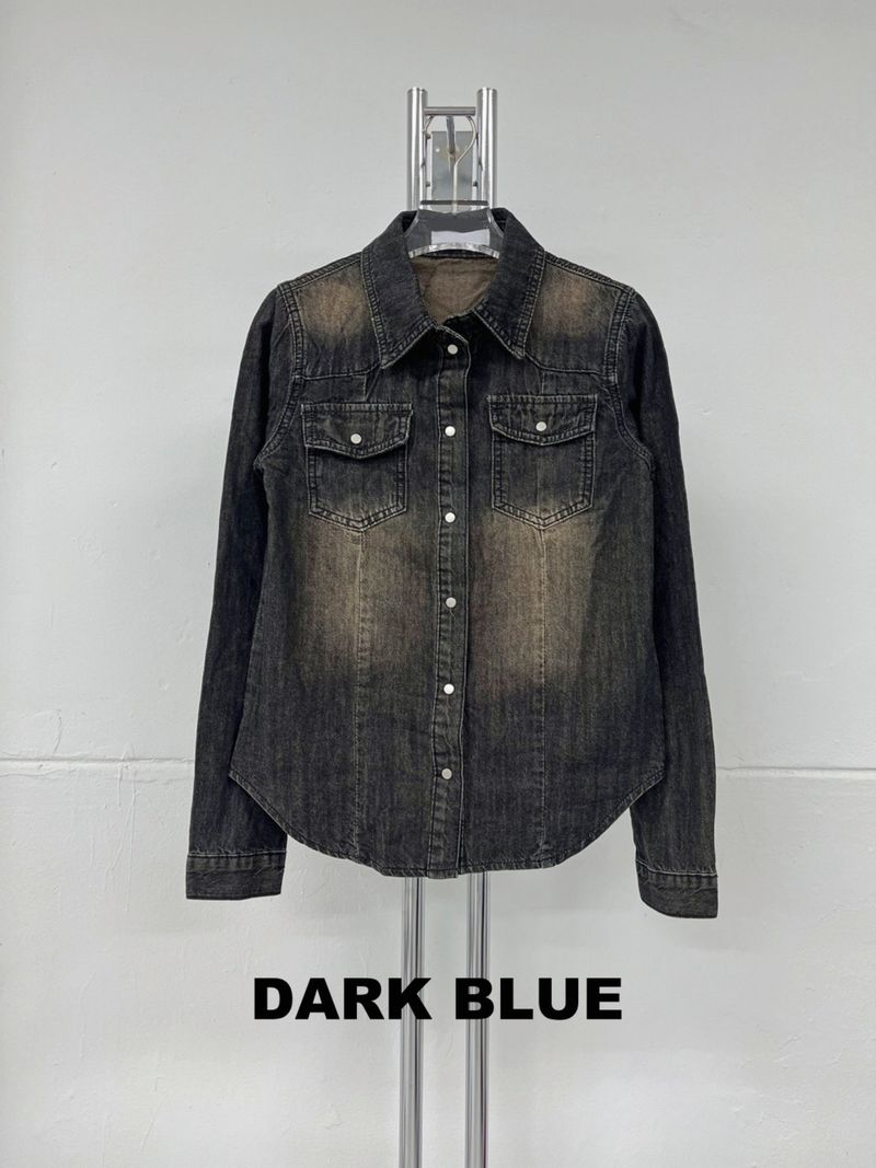 WESTERN WASHING DENIM SHIRTS