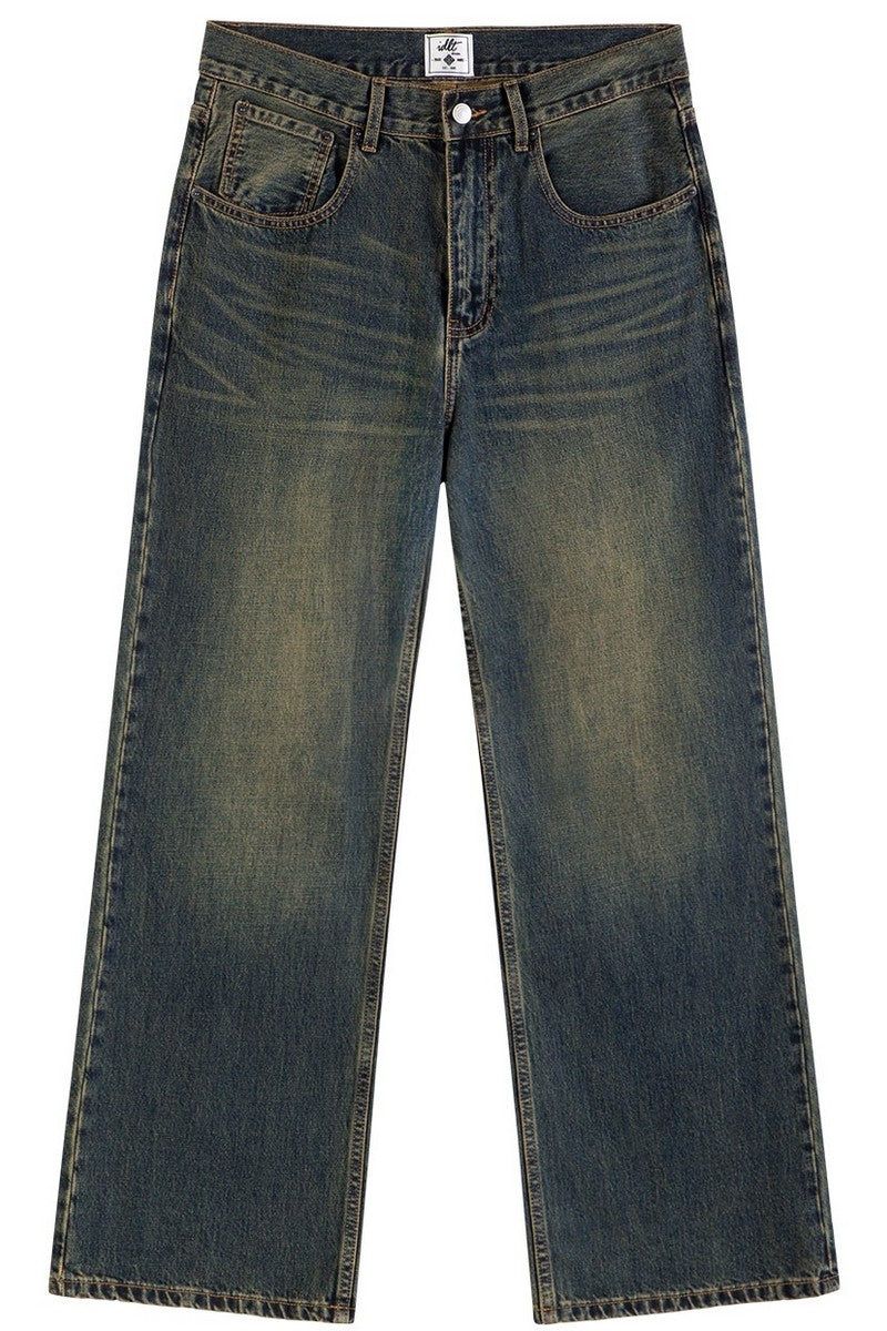 IDLT Basicsの「Washed Flare Whisker Jeans(Pants)」