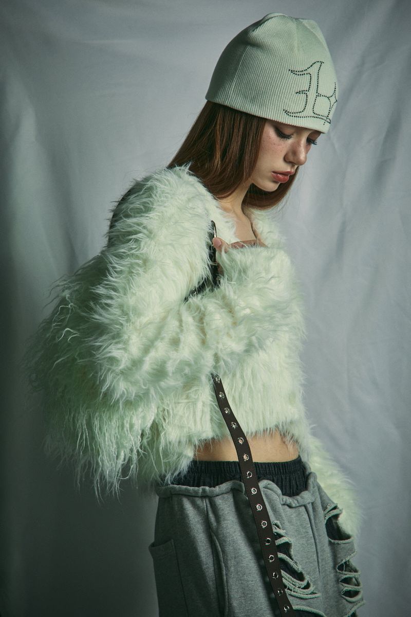 FUR CARDIGAN
