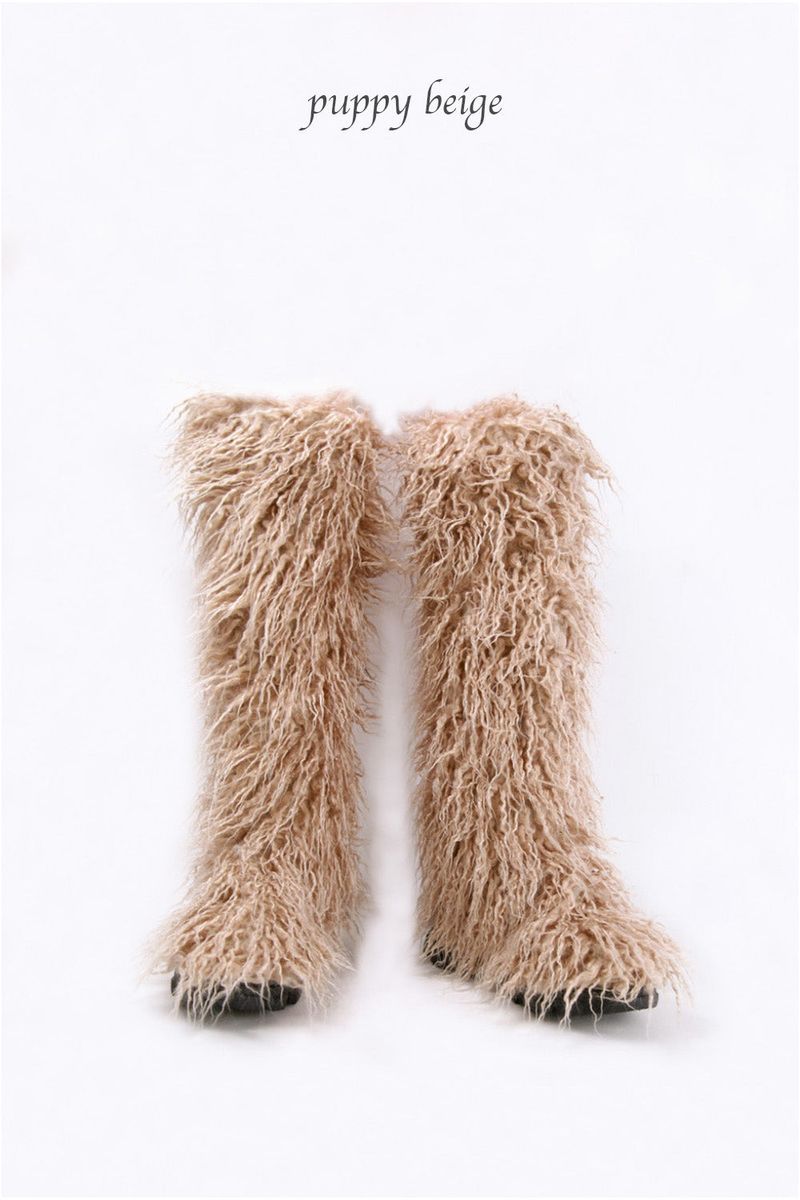 long fur boots (8 color)