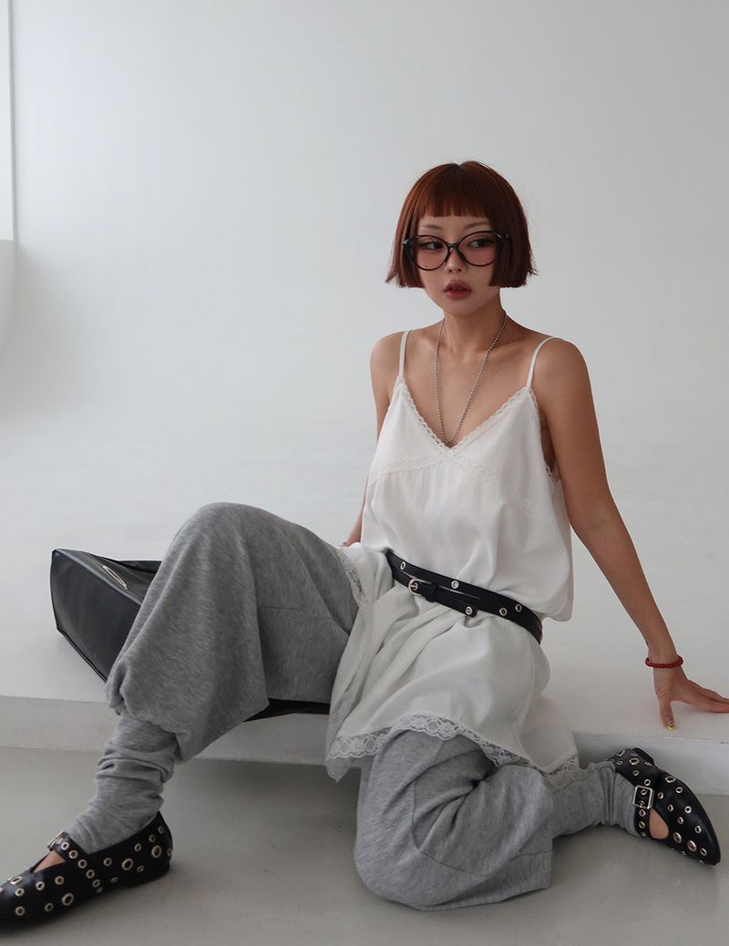 Warmer Layered Wide Jogging Pants