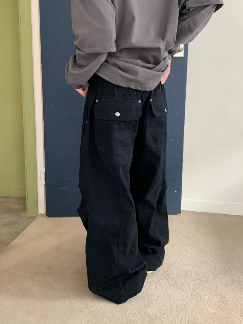 Norton Pigment Button Shirring Pants (3c)