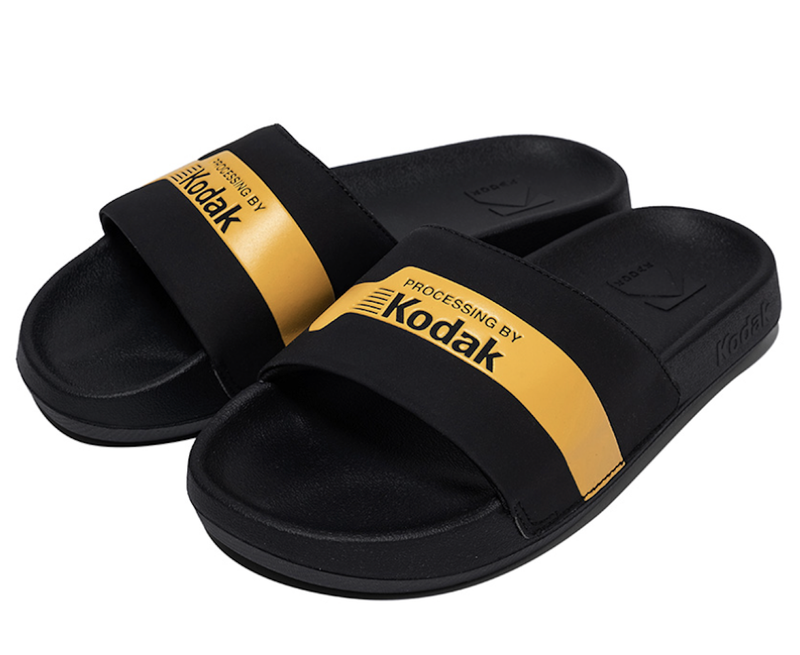 KODAK(コダック)の「プロセシングスライド【ブラック/イエロー】(シューズ)」