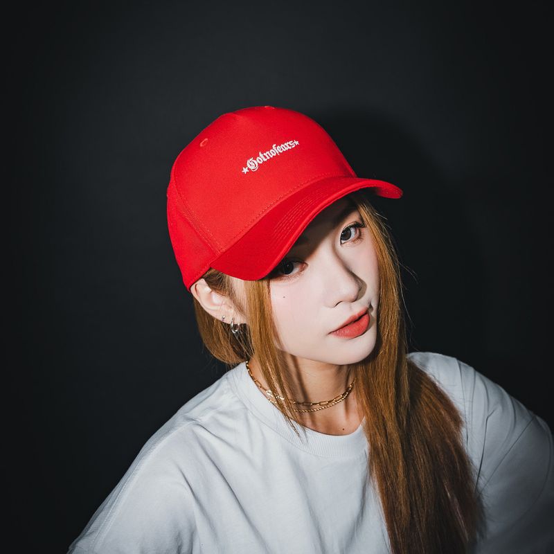 MINI LOGO-EMBROIDERED DAD CAP