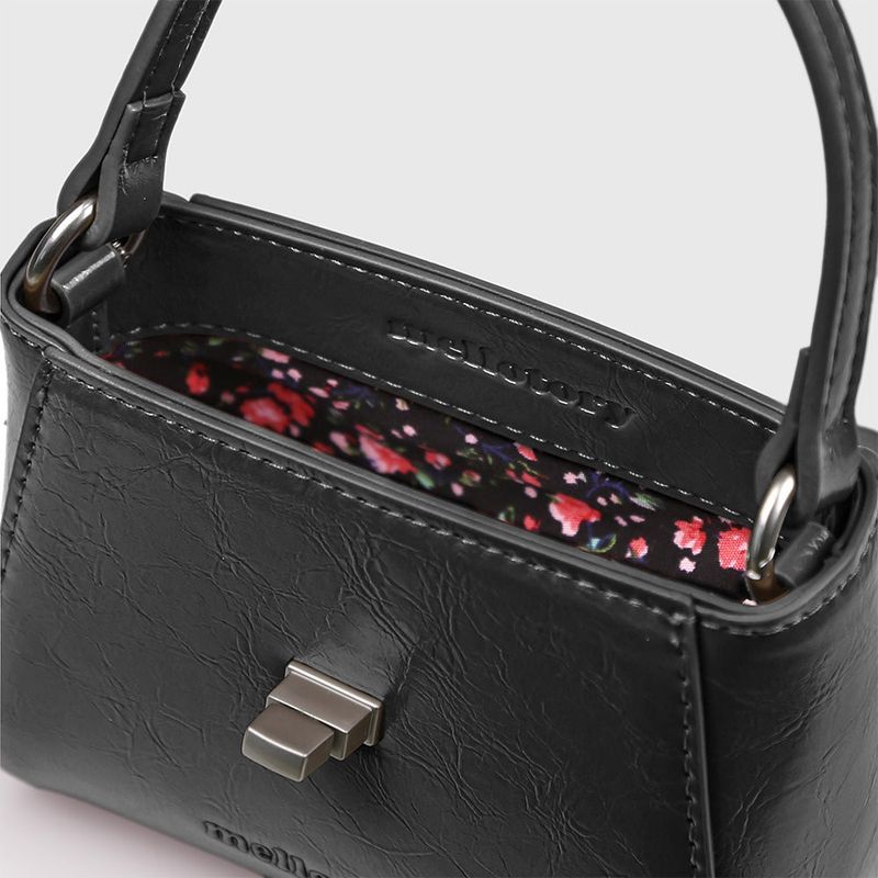HEART LOCK MINI BAG (BLACK)