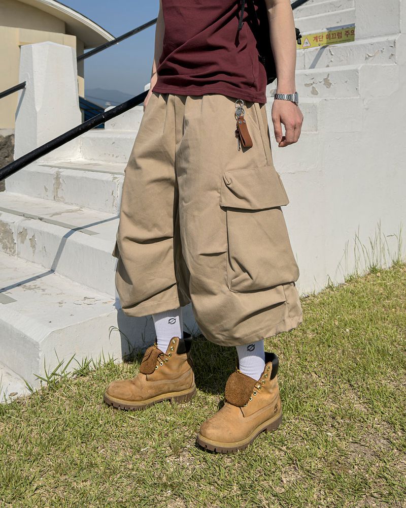 Jorbic 3D Cargo Bermuda Pants