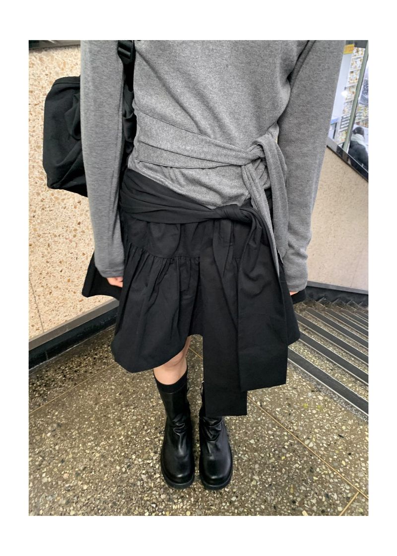 WOOHWA(ウファ)の「 COTTON FRILL SKIRT(Skirts)」