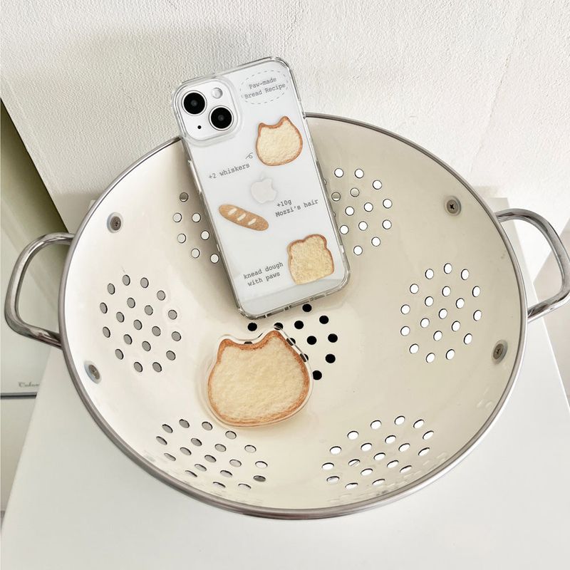 [phone grip]  paw-made bread
