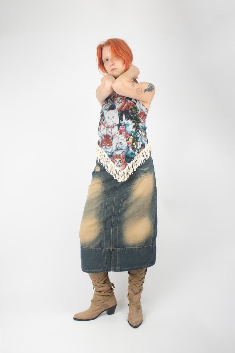Strap Western Boots (2 color)