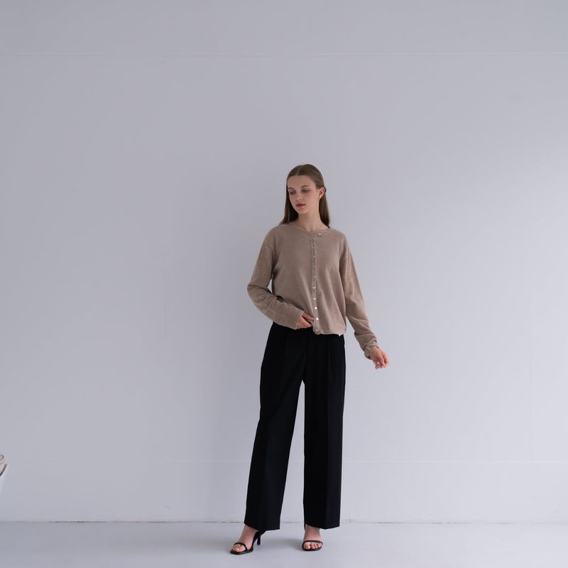 Gloss knit cardigan