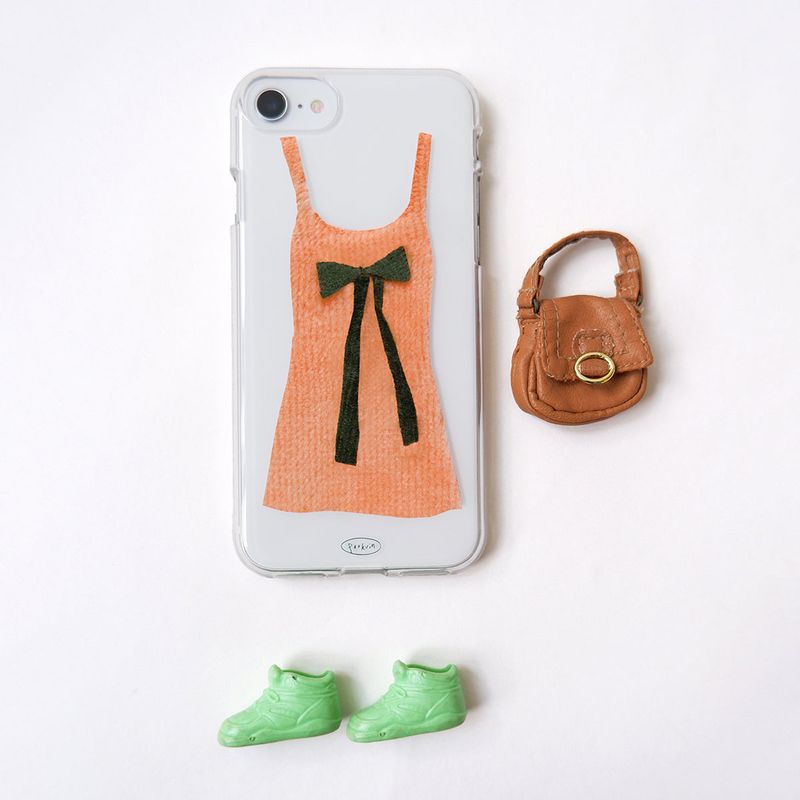 ribbon dress jellyhard case