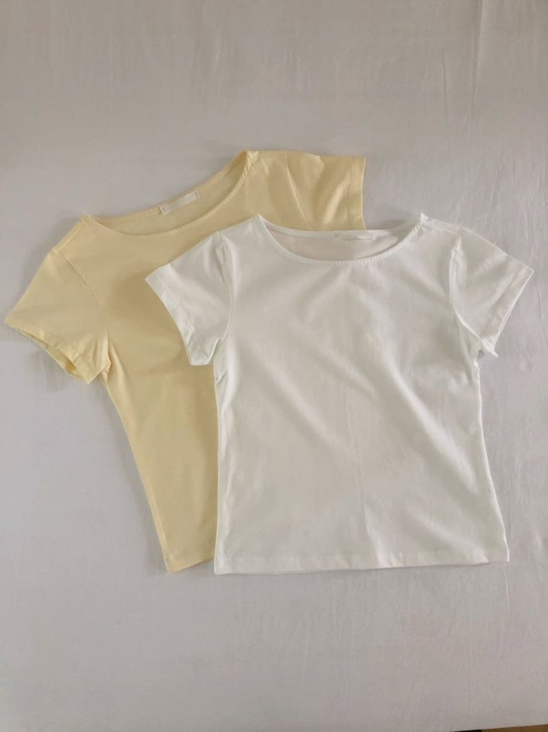 Silket Boatneck Tee
