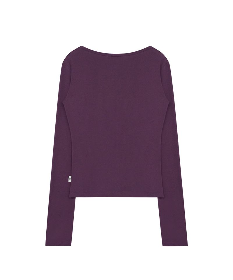 BASIC LOGO T PURPLE