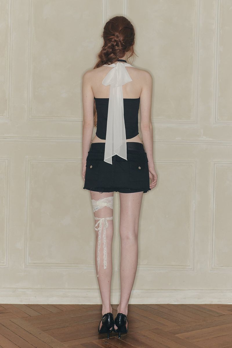 DUSK LAYERED SKIRT black