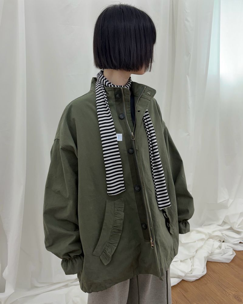 Military Frill jacket (2colors)