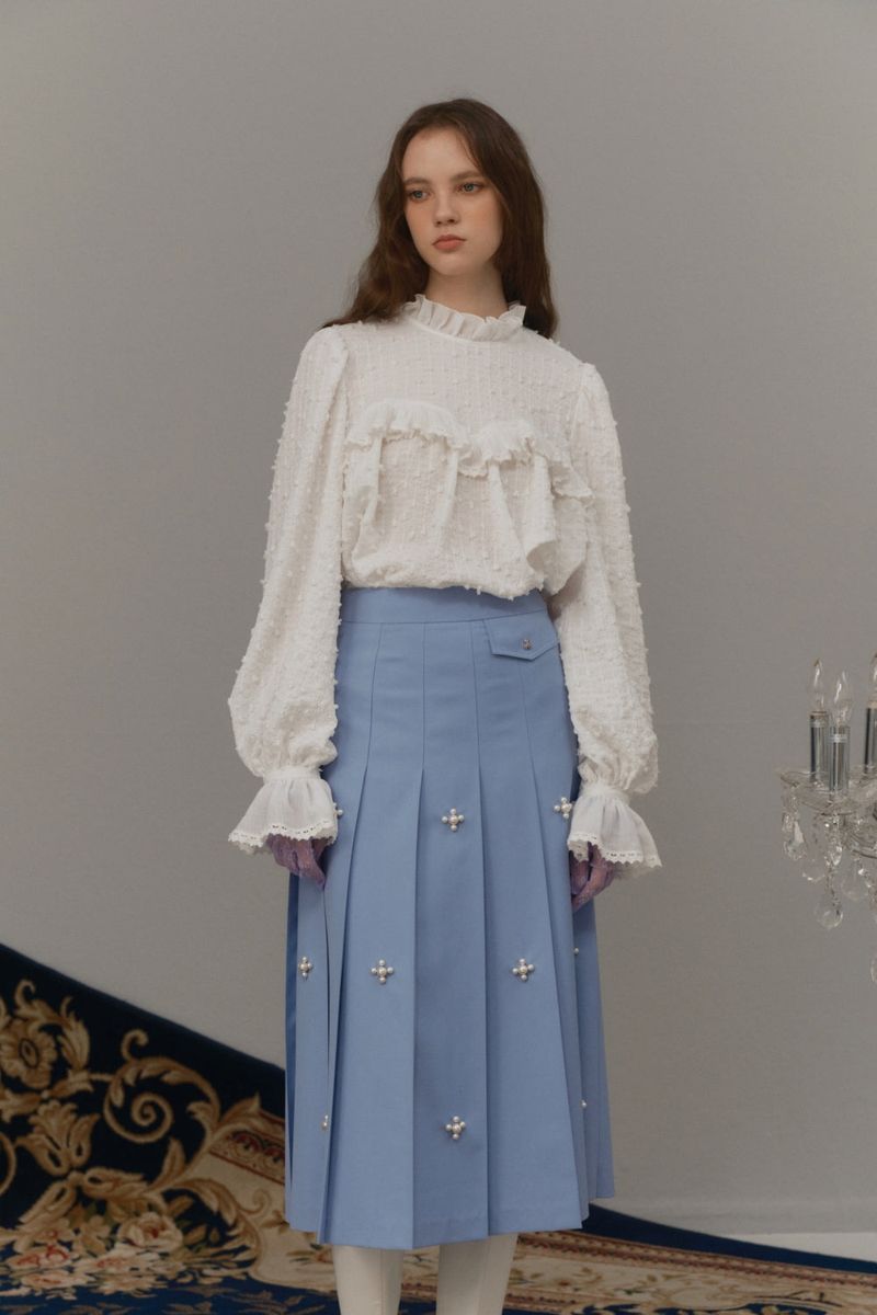 Ruffled blouse