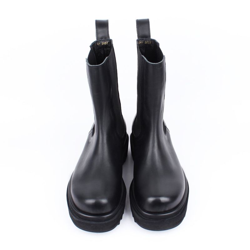 DAVID STONE WAVE SHARK SOLE HI-CHELSEA BOOTS