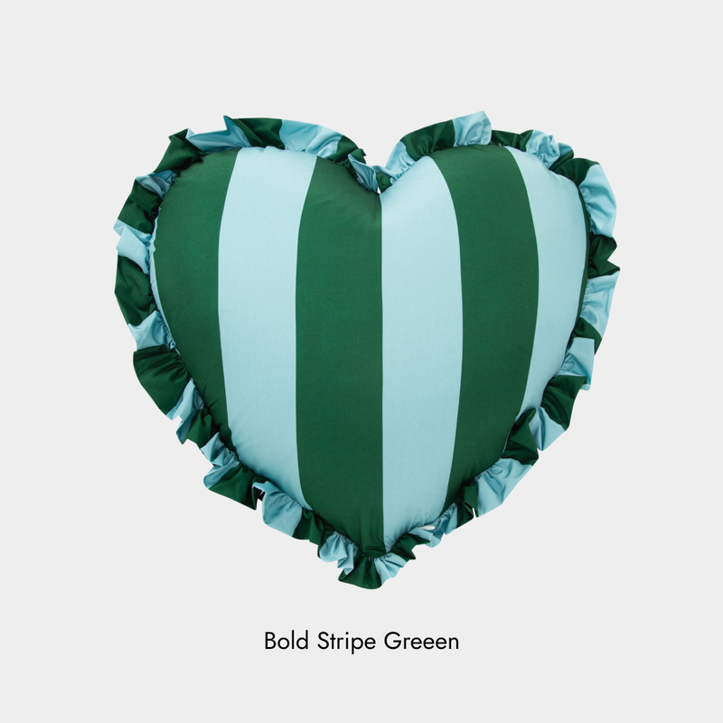 Heart Frill Dust-Free Cushions