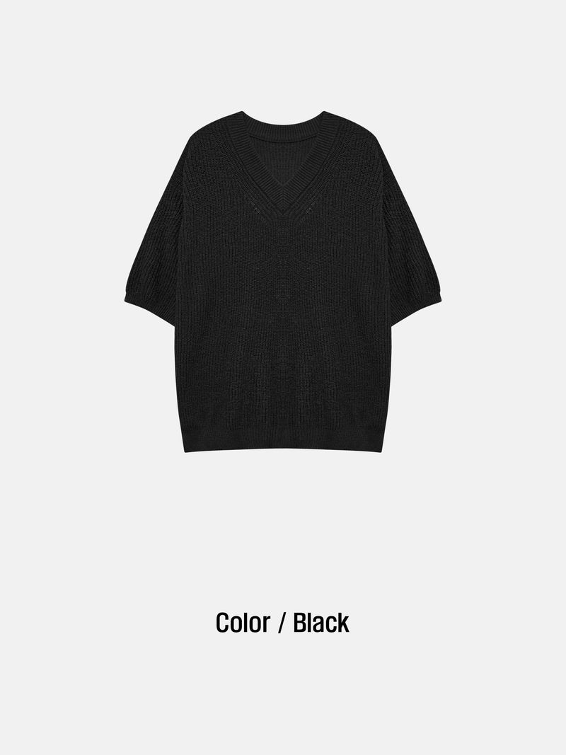 YM Rita V-neck Knitwear (3 colors)