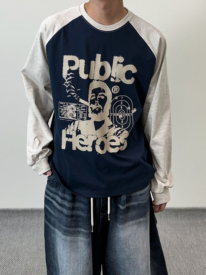 Smoke Raglan Long sleeve