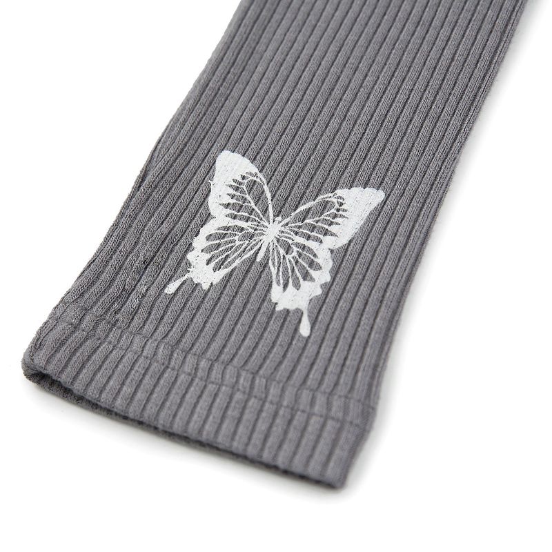 0 5 cut out warmer top - GREY
