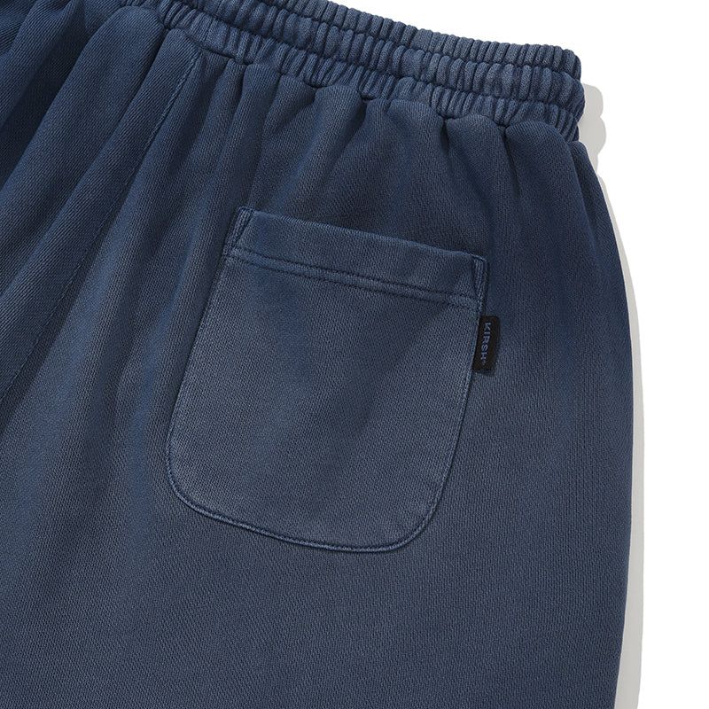 VINTAGE WASHING STUD POINT HALF PANTS [NAVY]