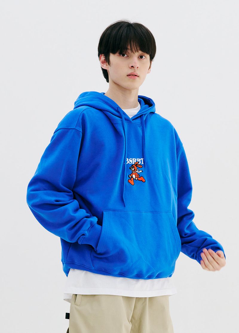 BSRABBIT(ビエスラビット)の「BSRBT SUNDAY RABBIT EMBROIDERY HOODIE(Tops)」
